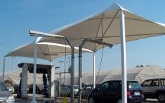 Gazebo esterno autolavaggio