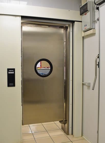 Porta flap inox