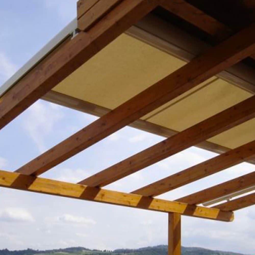 Apertura tende da sole a pergola avvolgibile